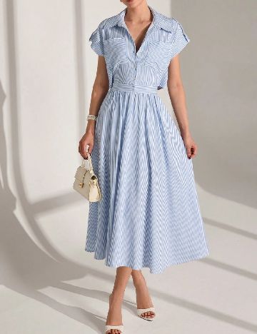 Rochie medie SHEIN, albastru