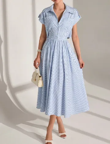 Rochie medie SHEIN, albastru