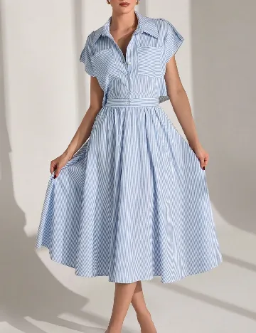 Rochie medie SHEIN, albastru