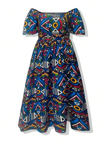 Rochie lunga SHEIN CURVE, mix culori