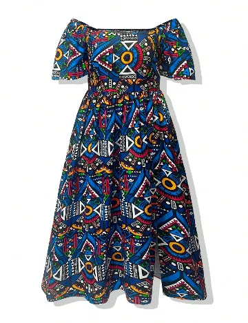 Rochie lunga SHEIN CURVE, mix culori