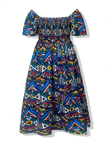 Rochie lunga SHEIN CURVE, mix culori