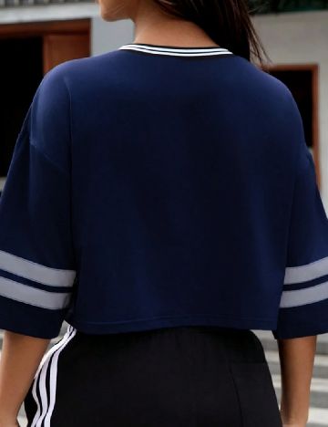 Tricou SHEIN, bleumarin