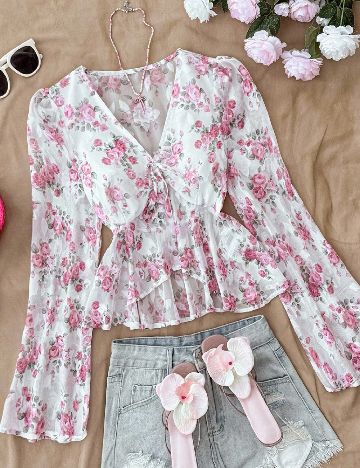 Bluza Shein Kids, floral