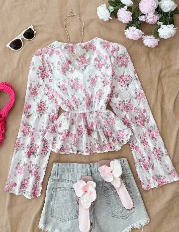 Bluza Shein Kids, floral