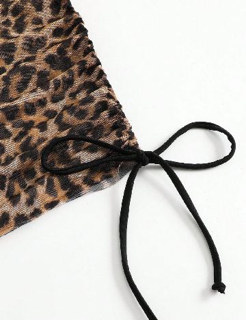 Fusta de plaja SHEIN, animal print