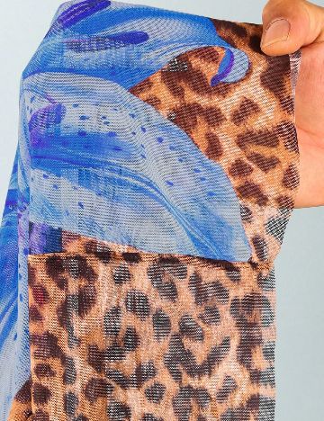 Fusta de plaja SHEIN, animal print