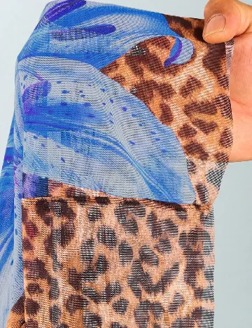 Fusta de plaja SHEIN, animal print