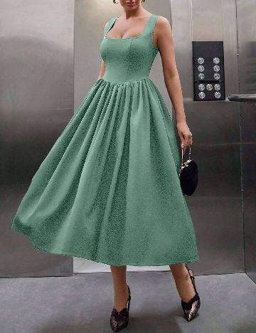Rochie medie SHEIN, verde