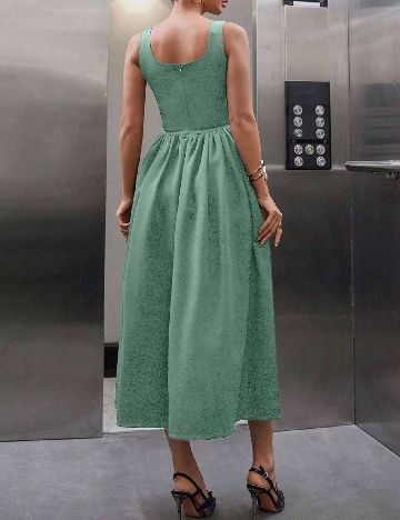 Rochie medie SHEIN, verde