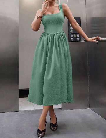 Rochie medie SHEIN, verde