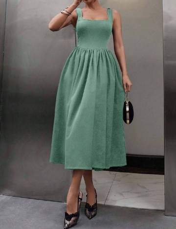 Rochie medie SHEIN, verde