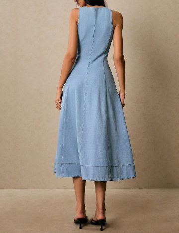 Rochie medie Poeselle, albastru