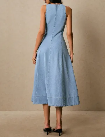 Rochie medie Poeselle, albastru