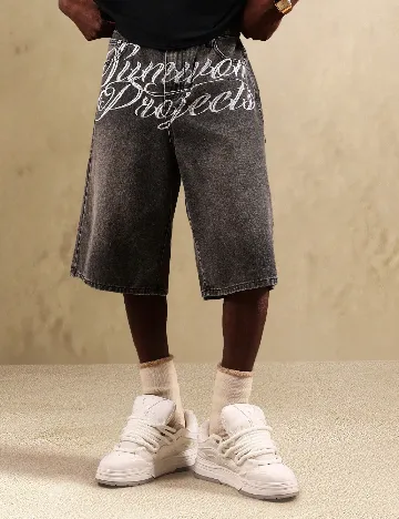 Pantaloni scurti SUMWON, gri inchis