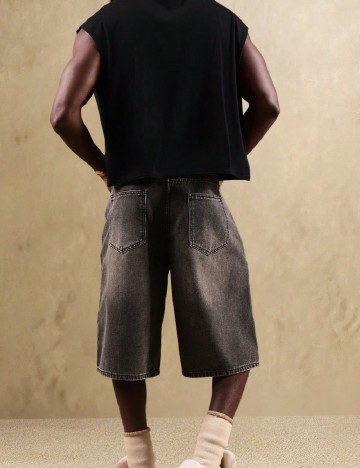 Pantaloni scurti SUMWON, gri inchis