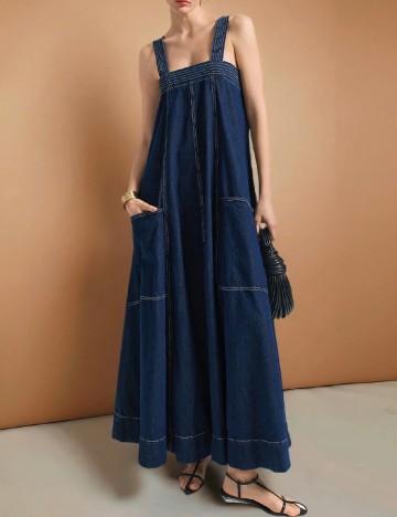 Rochie lunga SHEIN, bleumarin