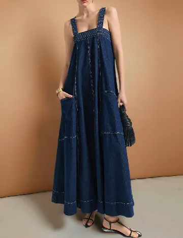 Rochie lunga SHEIN, bleumarin