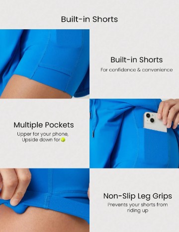 Salopeta GLOWMODE, albastru