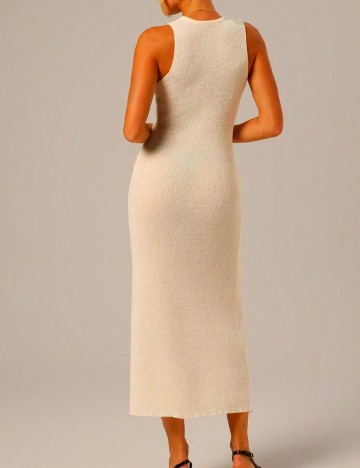 Rochie lunga Forever 21, crem