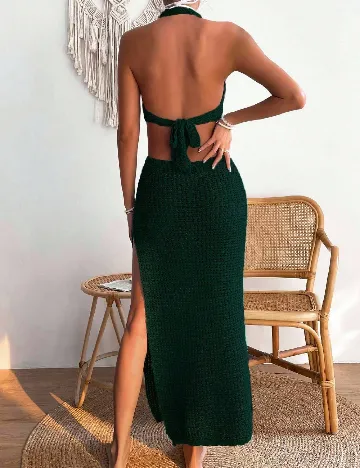 Rochie de plaja SHEIN, verde