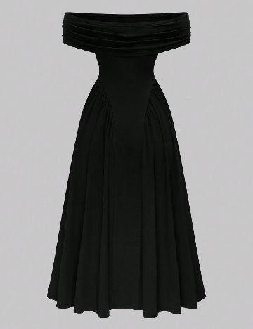 Rochie medie SHEIN CURVE, negru