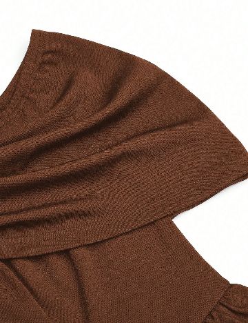 Rochie medie SHEIN CURVE, maro