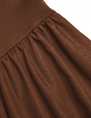 Rochie medie SHEIN CURVE, maro