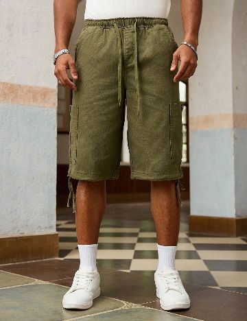 Pantaloni scurti SHEIN, verde