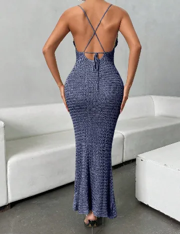 Rochie lunga SHEIN, albastru