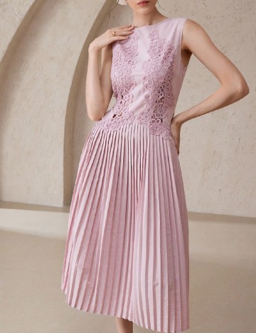 Rochie medie SHEIN, roz