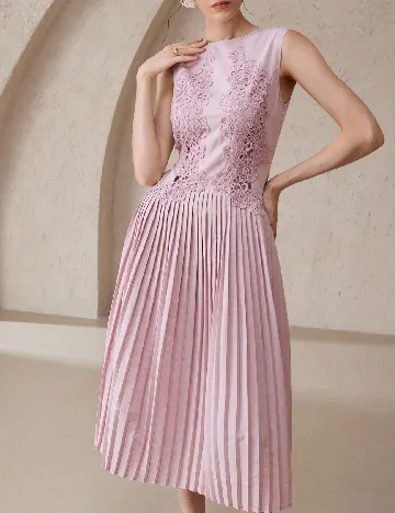 Rochie medie SHEIN, roz