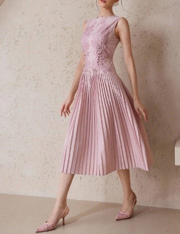 Rochie medie SHEIN, roz