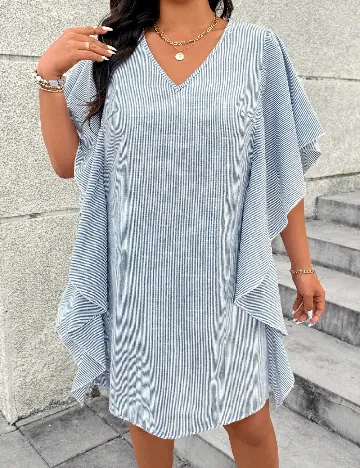 Rochie scurta SHEIN CURVE, albastru