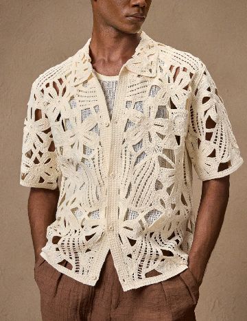 Set camasi 2 bucati SHEIN, crem/visiniu