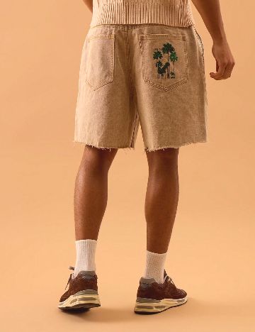 Pantaloni scurti Musero, maro deschis