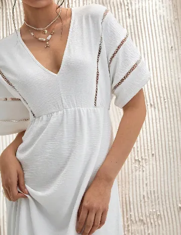 Rochie lunga SHEIN, alb