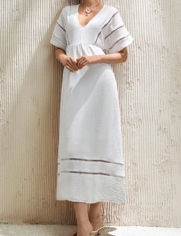 Rochie lunga SHEIN, alb