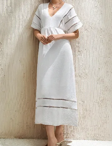 Rochie lunga SHEIN, alb