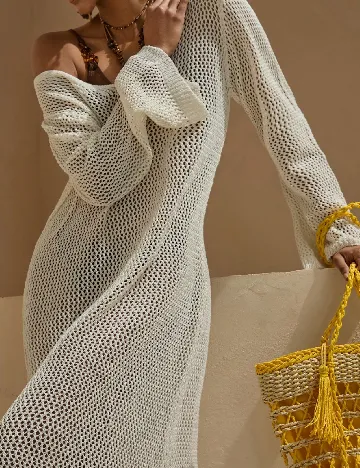 Rochie de plaja SHEIN, bej