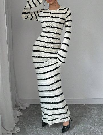 Rochie lunga SHEIN, ecru