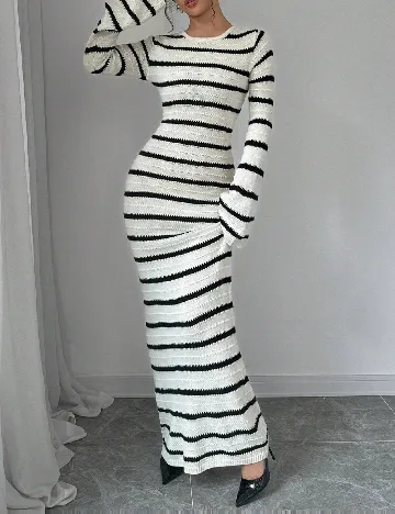 Rochie lunga SHEIN, ecru