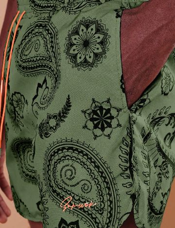 Short de baie SHEIN, verde