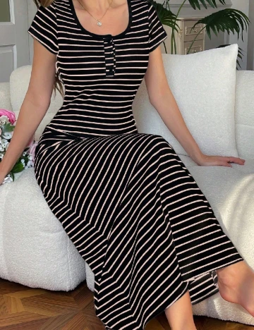 Rochie lunga SHEIN, bleumarin inchis