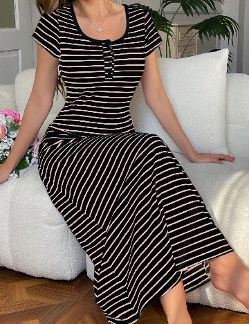 Rochie lunga SHEIN, bleumarin inchis