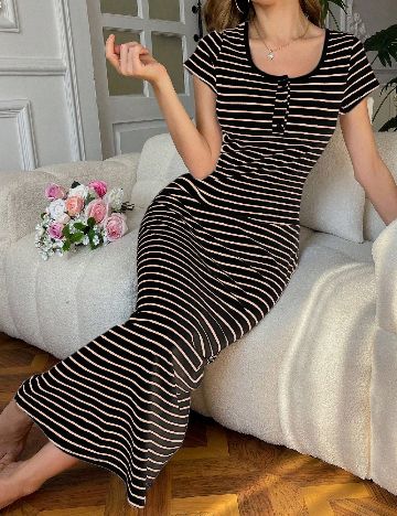 Rochie lunga SHEIN, bleumarin inchis