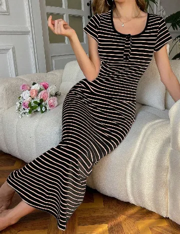 Rochie lunga SHEIN, bleumarin inchis