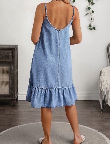 Rochie medie SHEIN, albastru