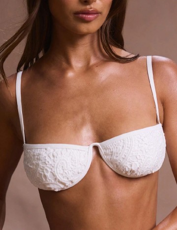 Sutien de baie Musera, alb