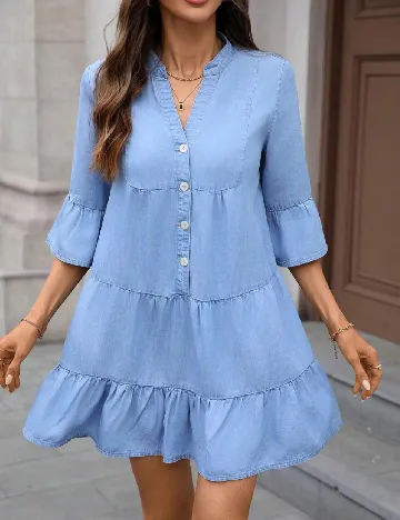 Rochie scurta SHEIN, albastru